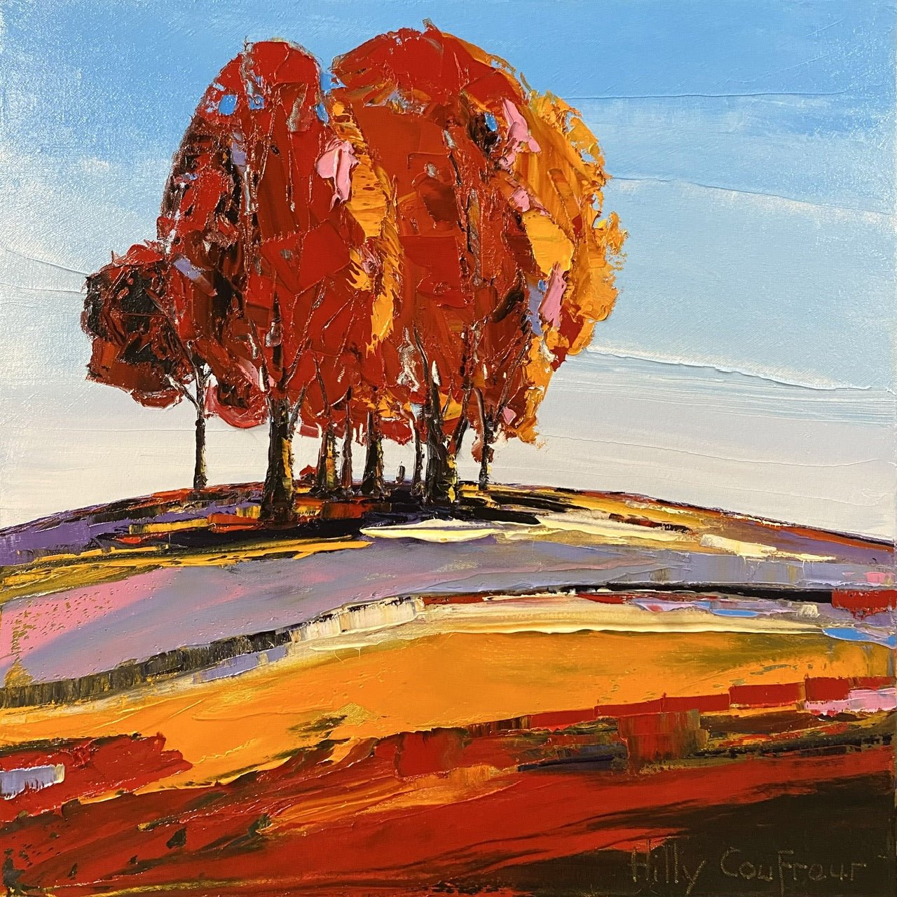 Trees on Hilltop - Gold Coast Gallery Of ArtHilly Coufreur