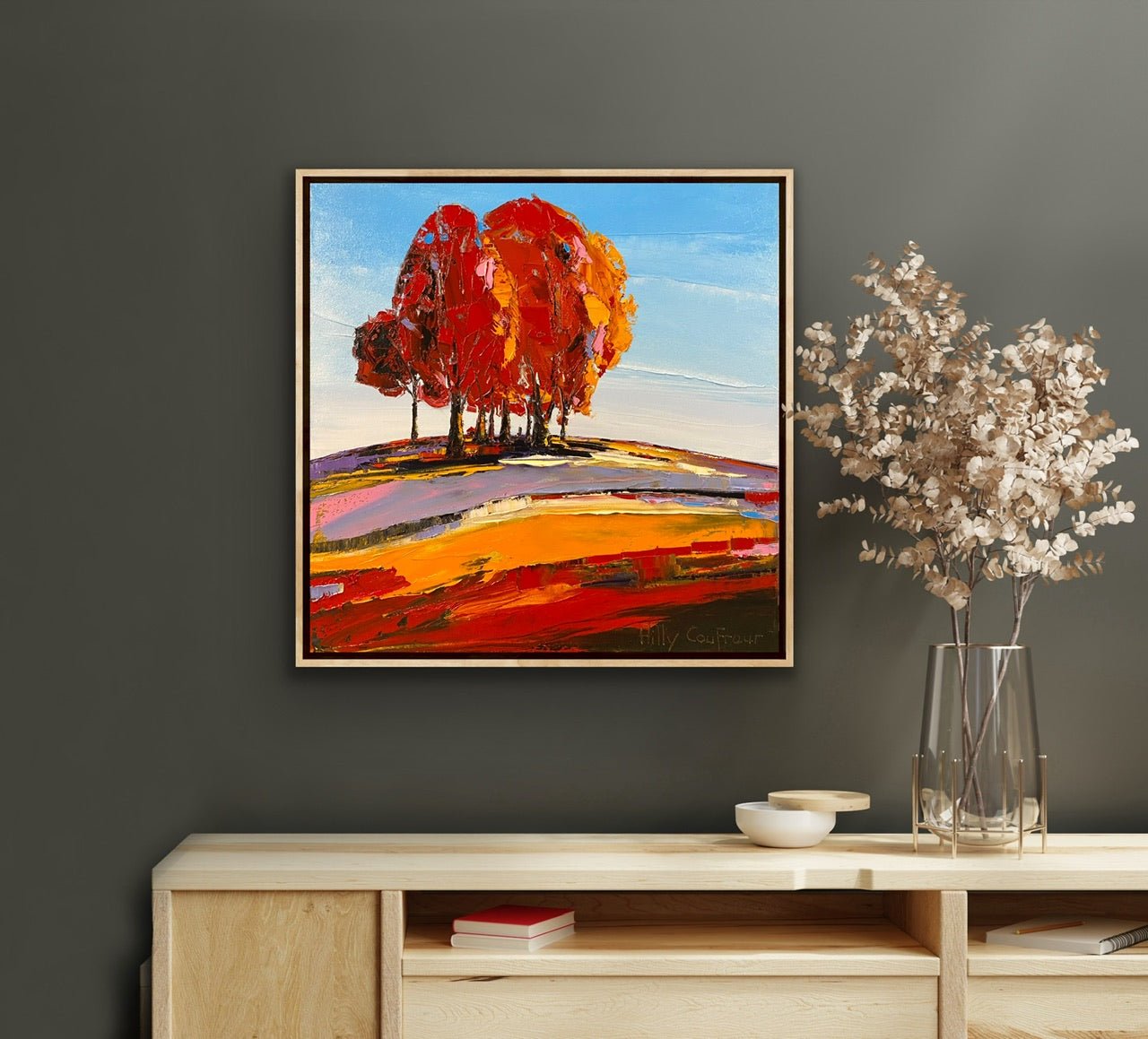 Trees on Hilltop - Gold Coast Gallery Of ArtHilly Coufreur