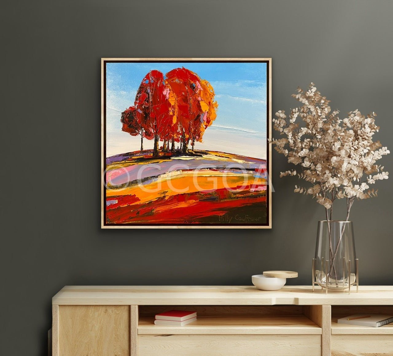 Trees on Hilltop - Gold Coast Gallery Of ArtHilly Coufreur