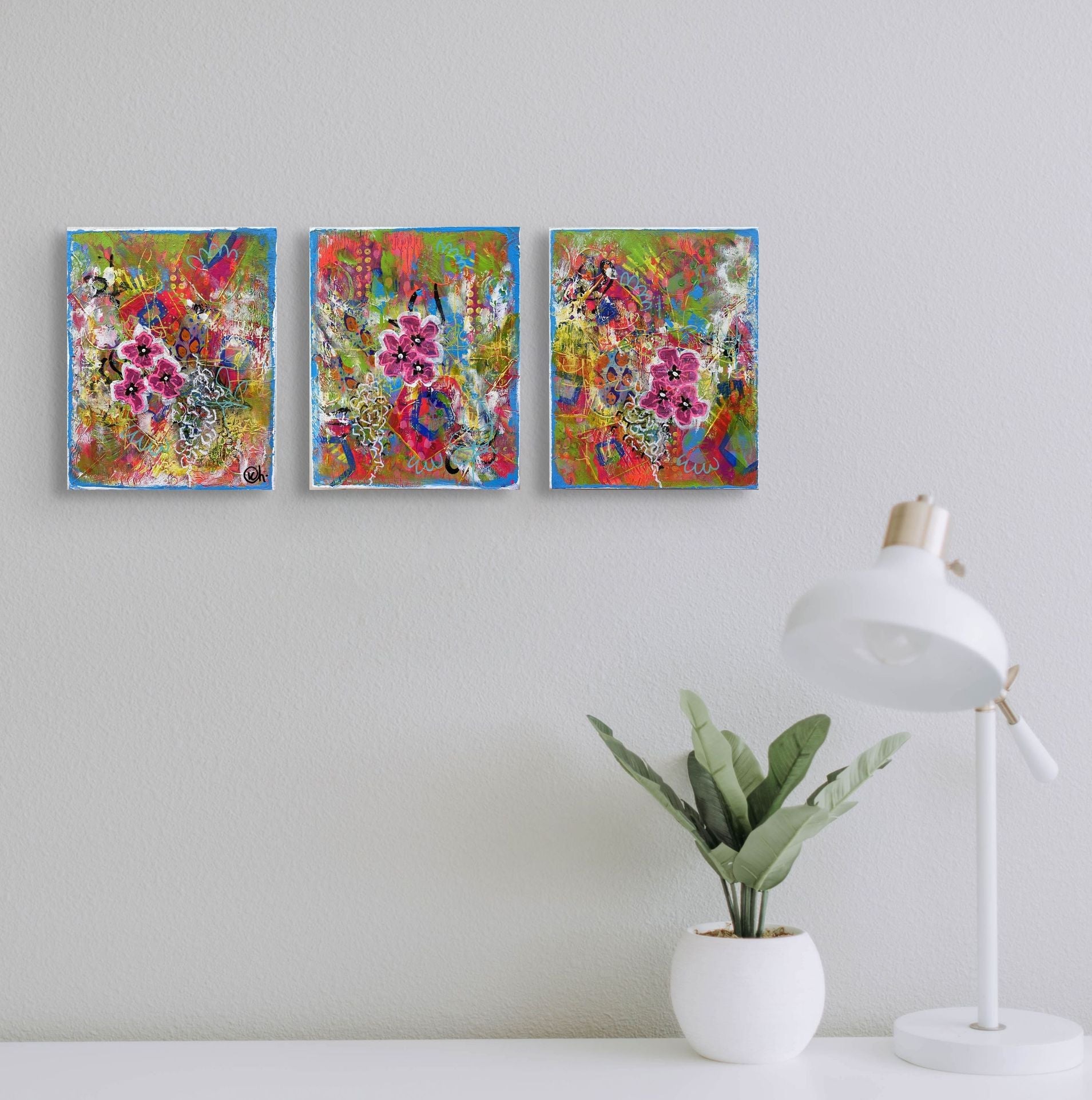 TRIPTYCH Joy in Small Places - Gold Coast Gallery Of ArtKat Handley