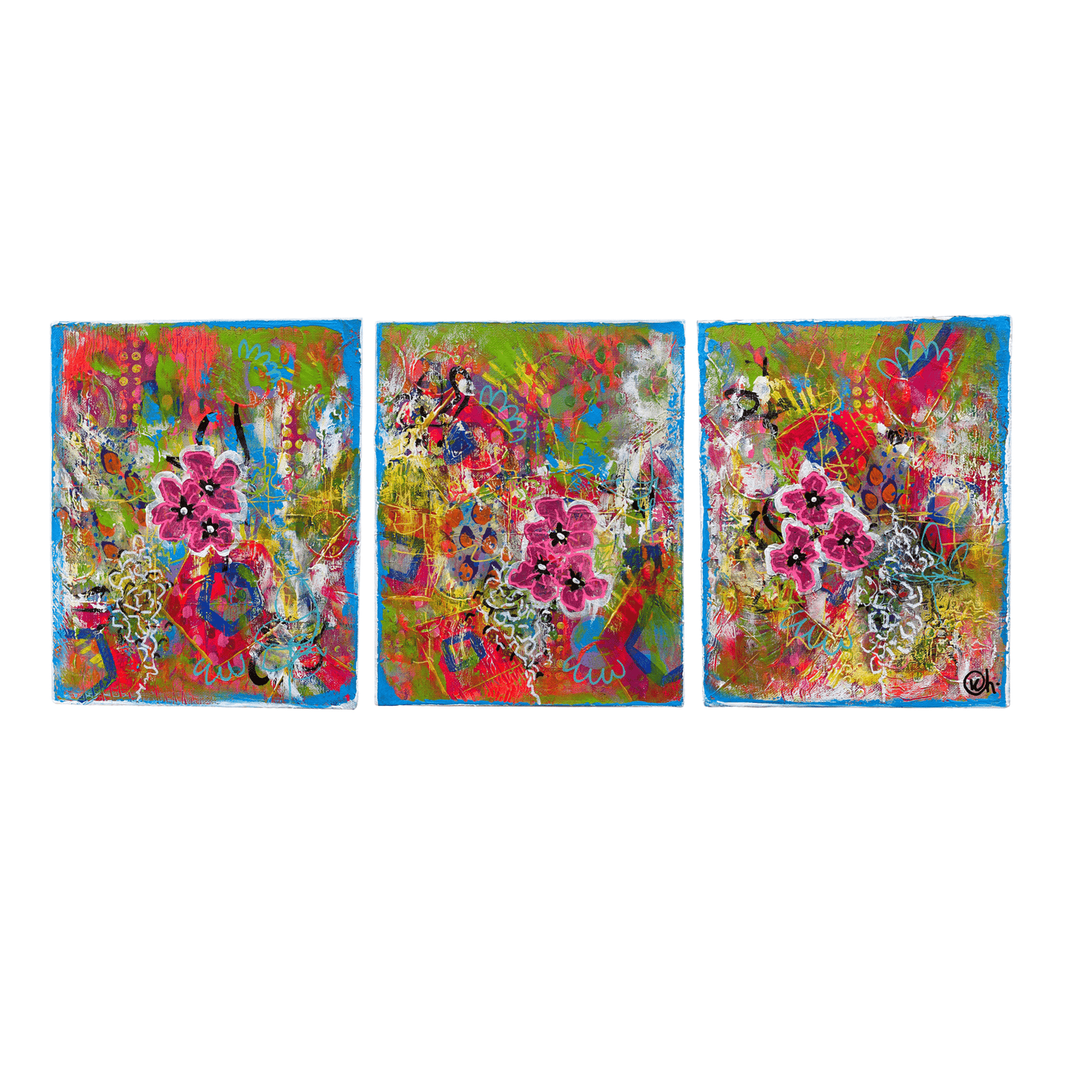 TRIPTYCH Joy in Small Places - Gold Coast Gallery Of ArtKat Handley