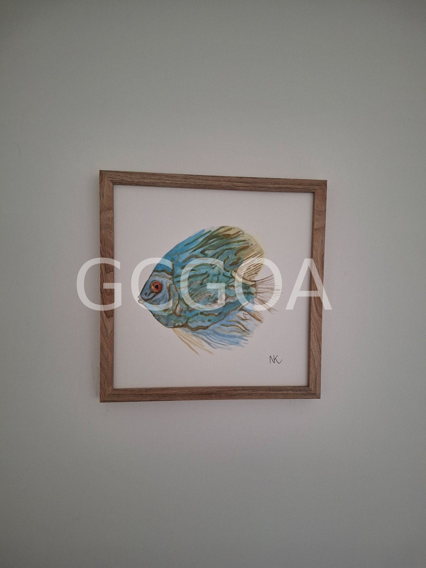 Tropical Fish Watercolour Painting - Gold Coast Gallery Of ArtNatalie K