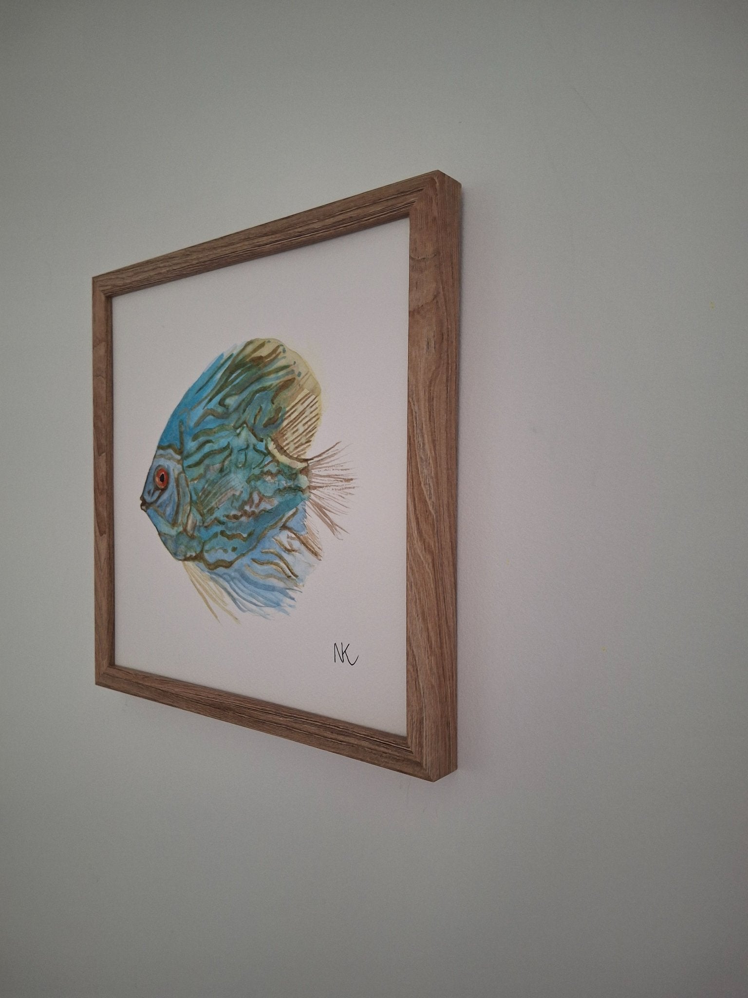 Tropical Fish Watercolour Painting - Gold Coast Gallery Of ArtNatalie K
