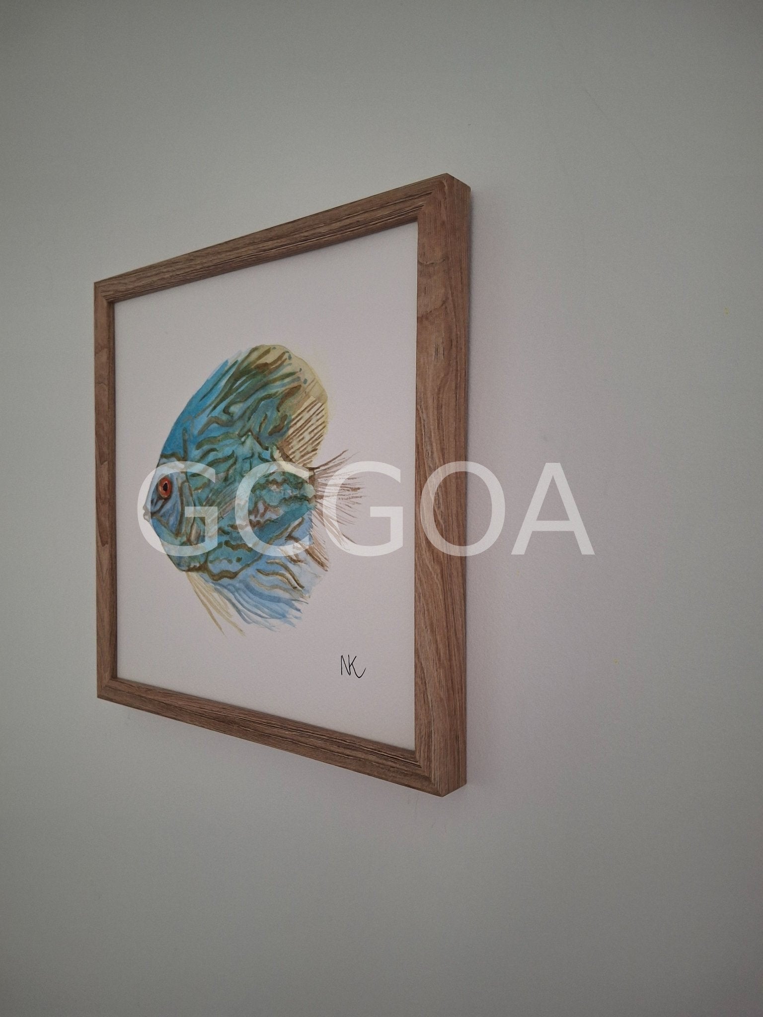 Tropical Fish Watercolour Painting - Gold Coast Gallery Of ArtNatalie K