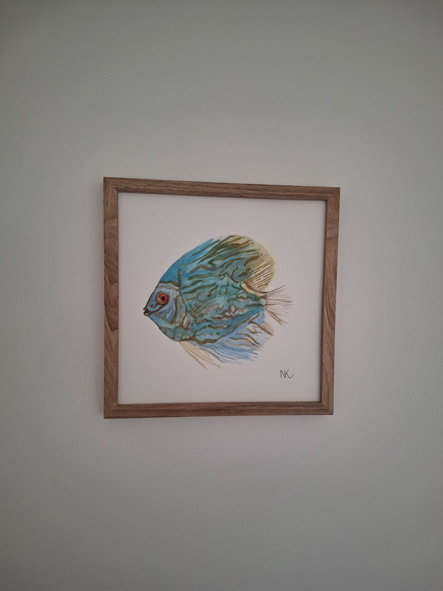 Tropical Fish Watercolour Painting - Gold Coast Gallery Of ArtNatalie K