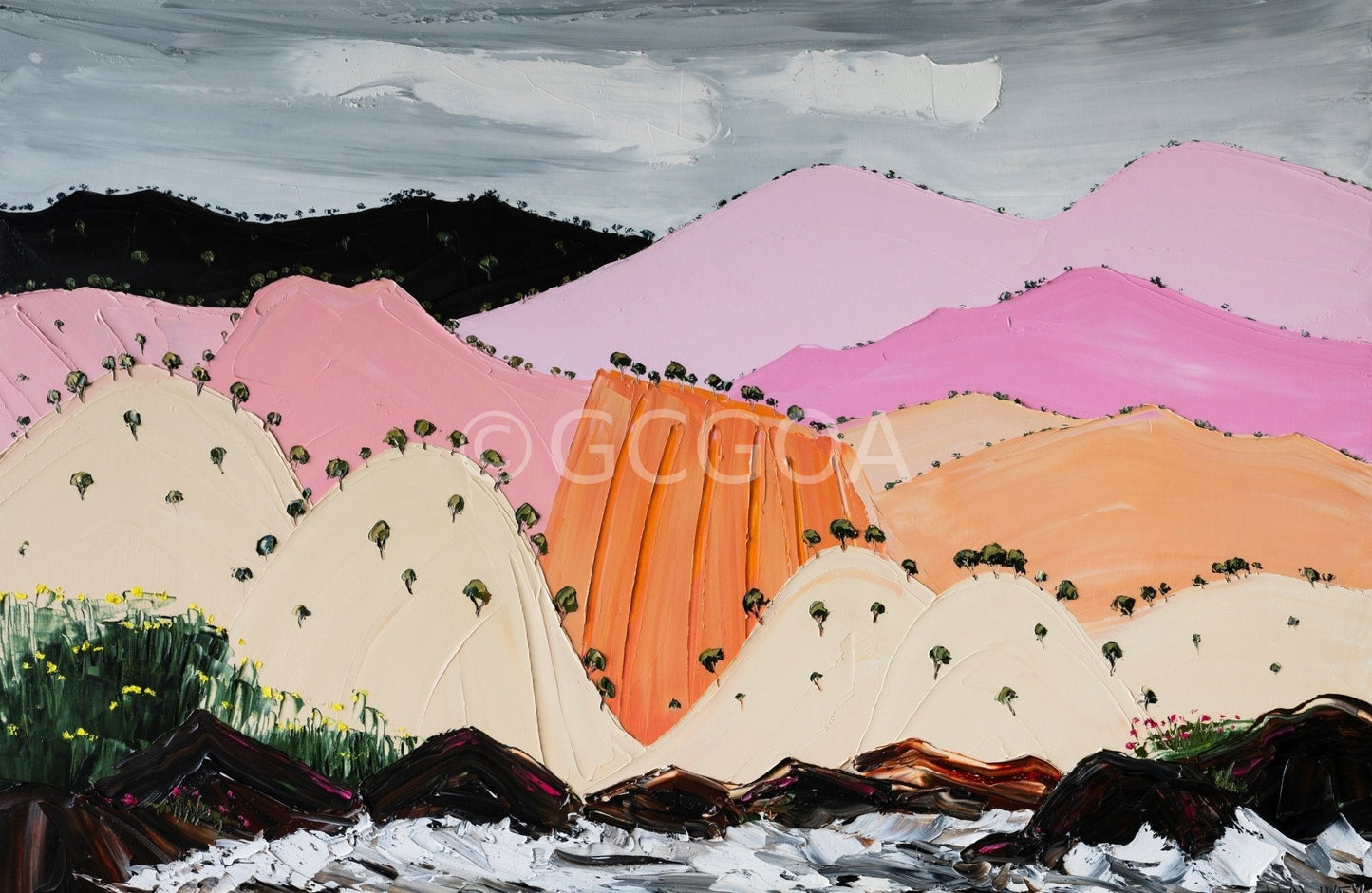 Turbulent Seas 2 - Fine Art Print - Gold Coast Gallery Of ArtAngela Hawkey