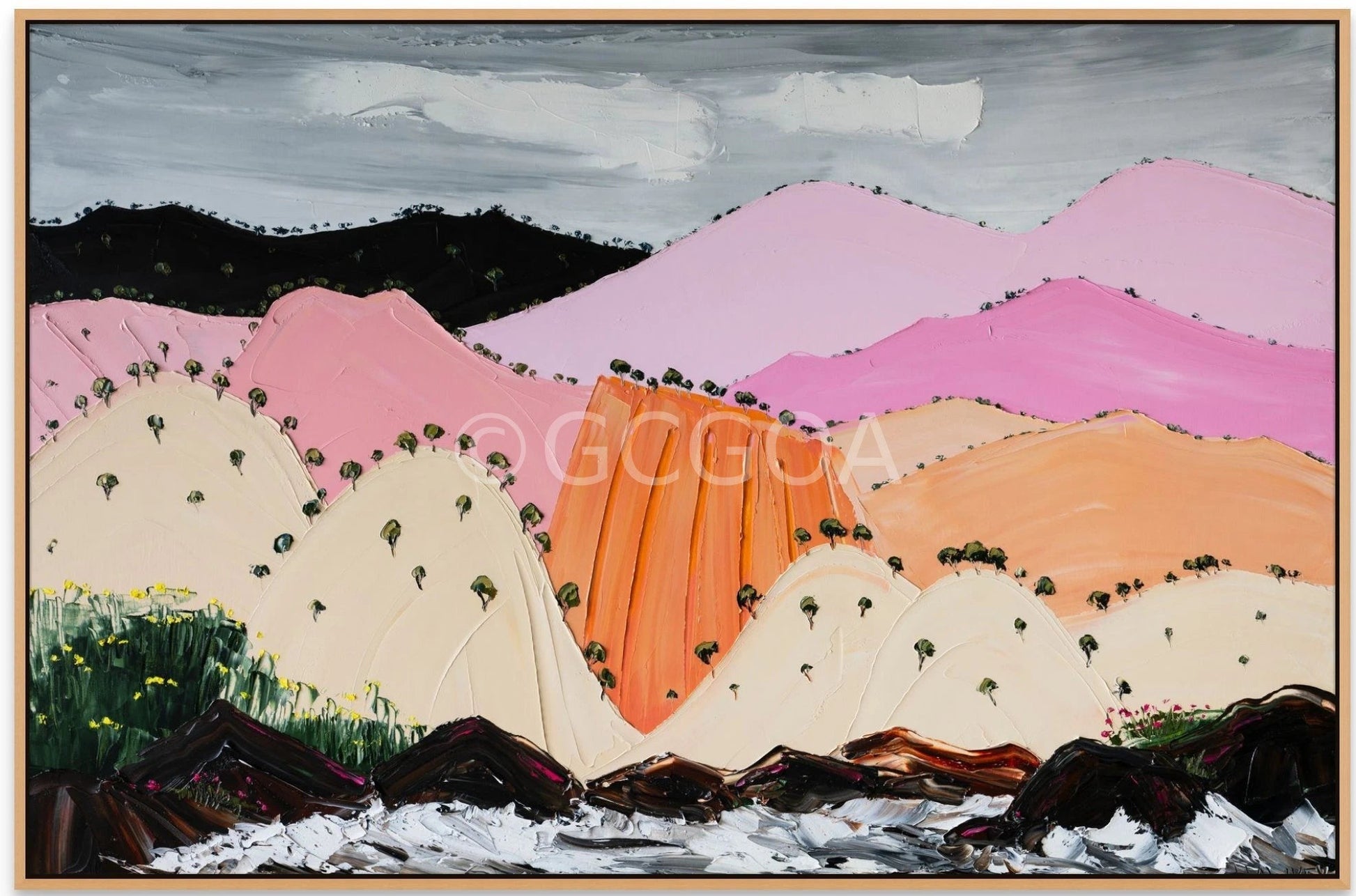 Turbulent Seas 2 - Fine Art Print - Gold Coast Gallery Of ArtAngela Hawkey