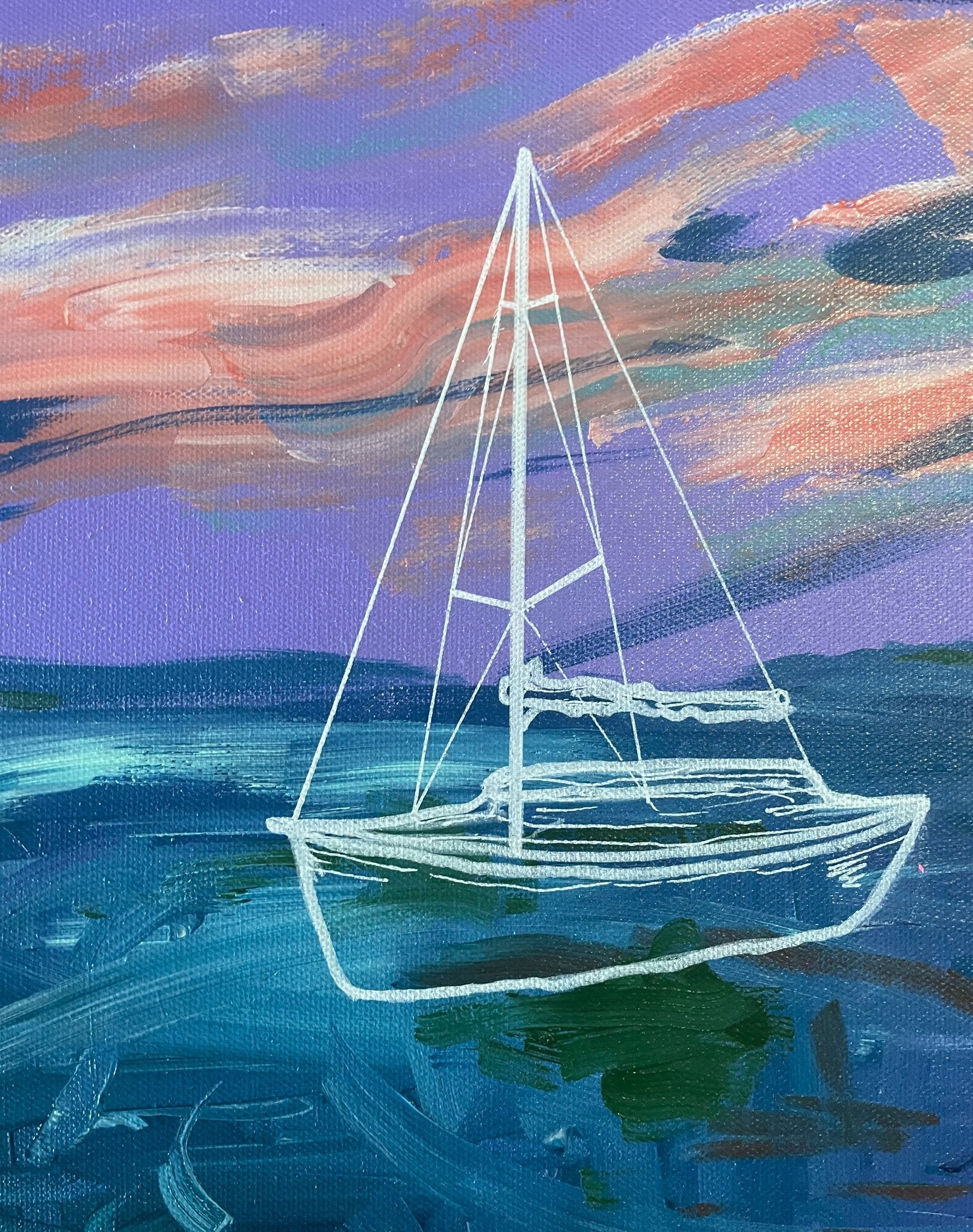 Twilight mooring - Gold Coast Gallery Of ArtAmy Ruth