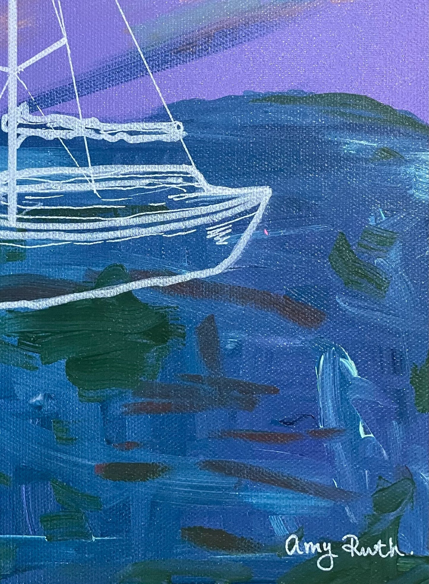 Twilight mooring - Gold Coast Gallery Of ArtAmy Ruth