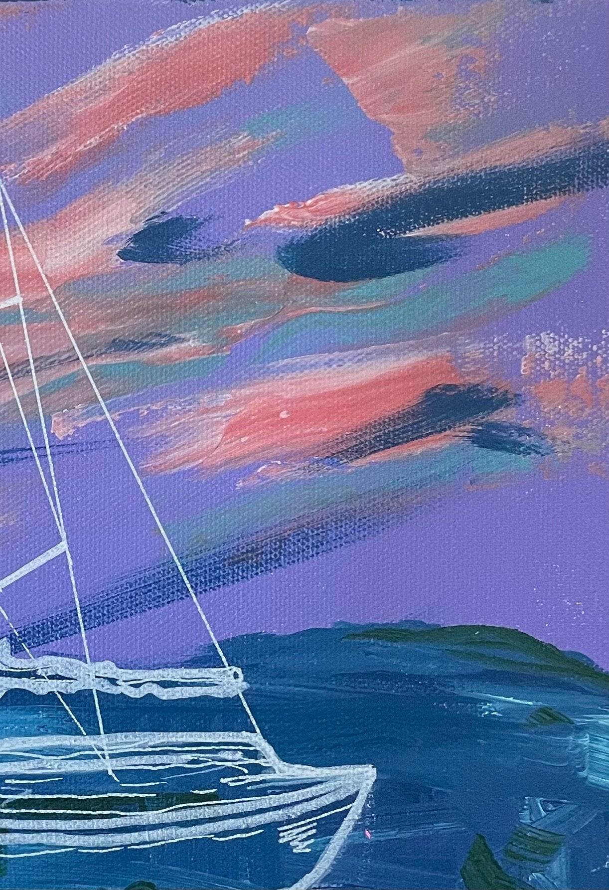 Twilight mooring - Gold Coast Gallery Of ArtAmy Ruth