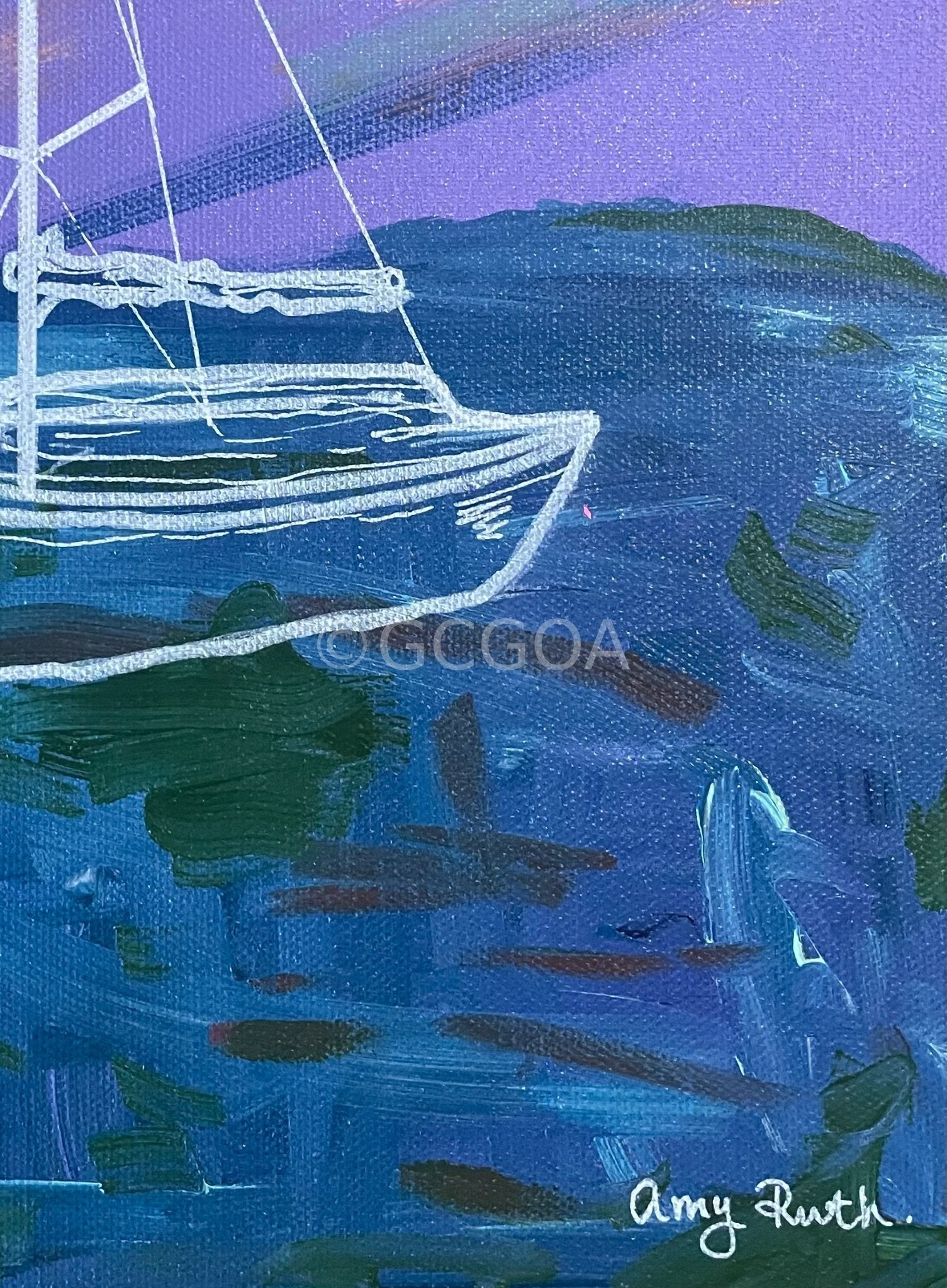 Twilight mooring - Gold Coast Gallery Of ArtAmy Ruth
