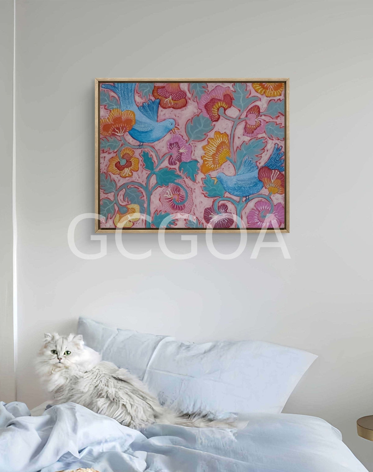 Two Blue Birds - Gold Coast Gallery Of ArtFiona Thorning