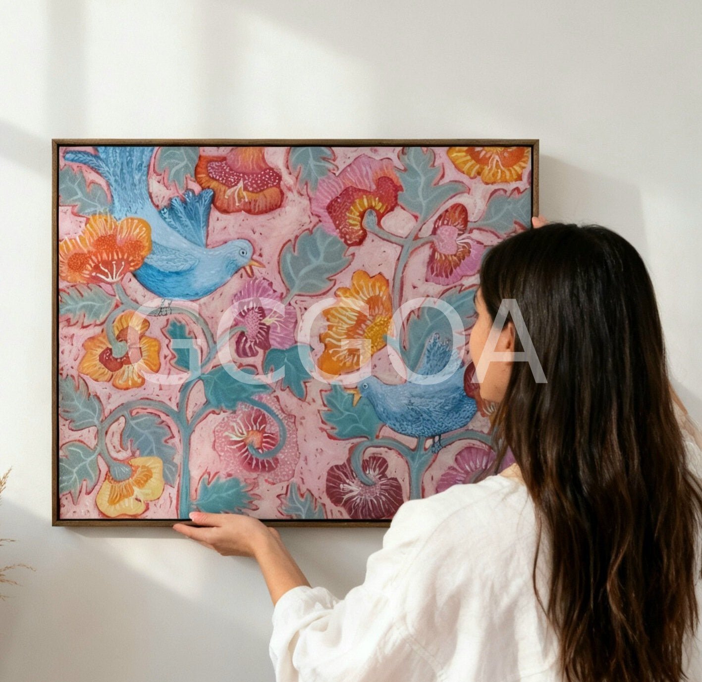 Two Blue Birds - Gold Coast Gallery Of ArtFiona Thorning