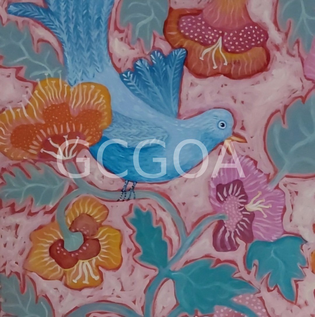 Two Blue Birds - Gold Coast Gallery Of ArtFiona Thorning