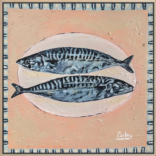 Two Fish Dish - Original Art - Gold Coast Gallery Of ArtCarley Bourne