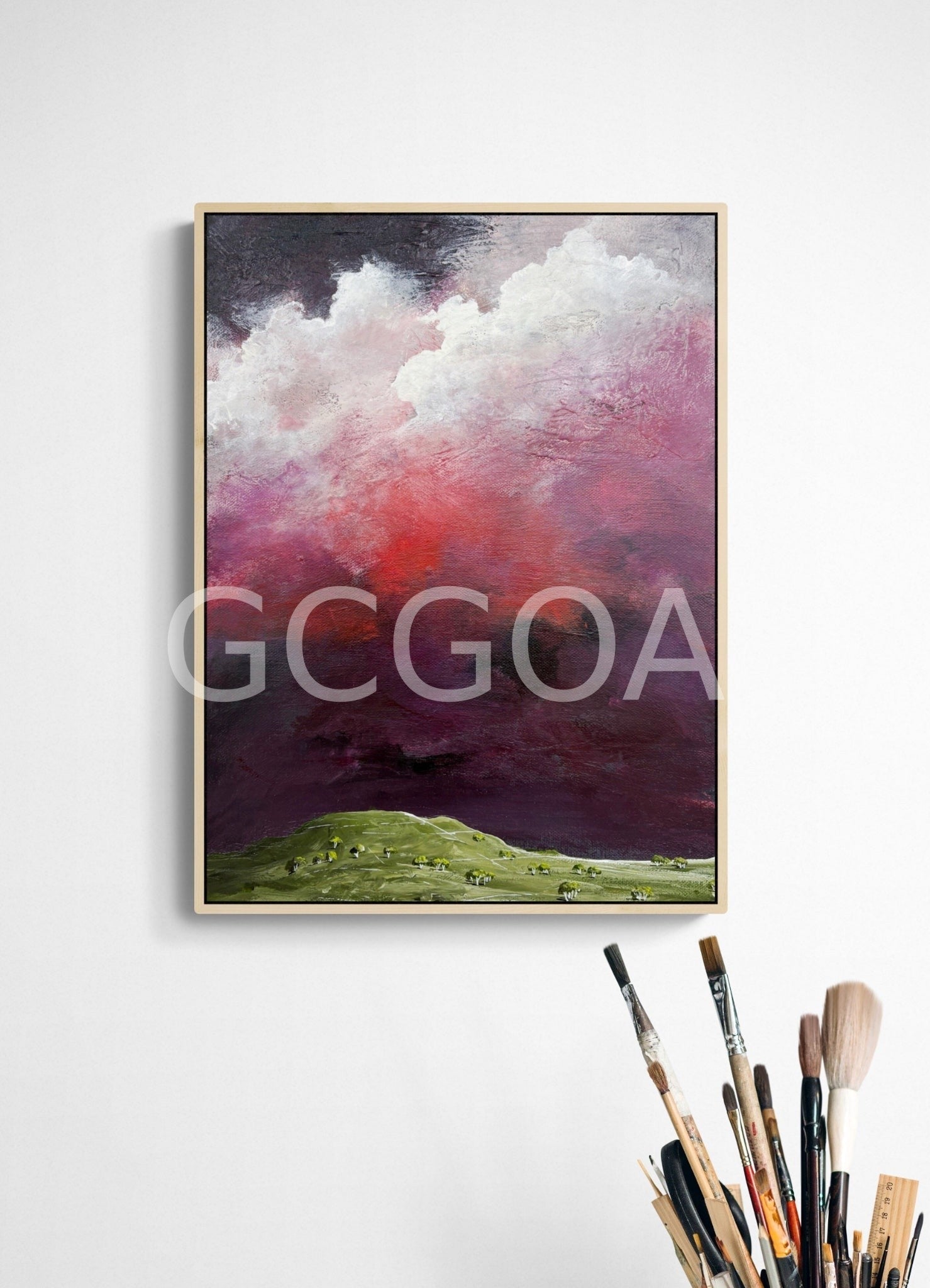 Under A Restless Sky - Gold Coast Gallery Of ArtTania Chanter