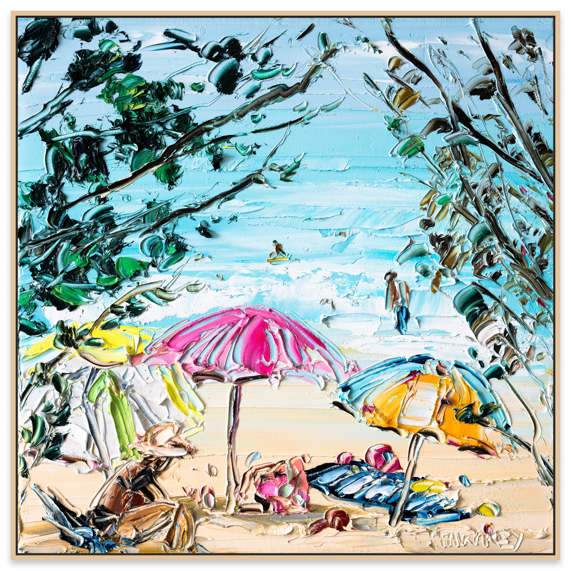 Under The Umbrella - Fine Art Print - Gold Coast Gallery Of ArtAngela Hawkey