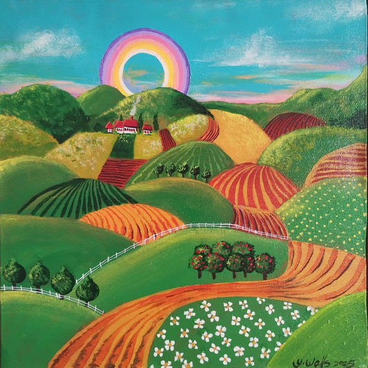 Utopia - the villa - Original Art - Gold Coast Gallery Of ArtYvonne Wells