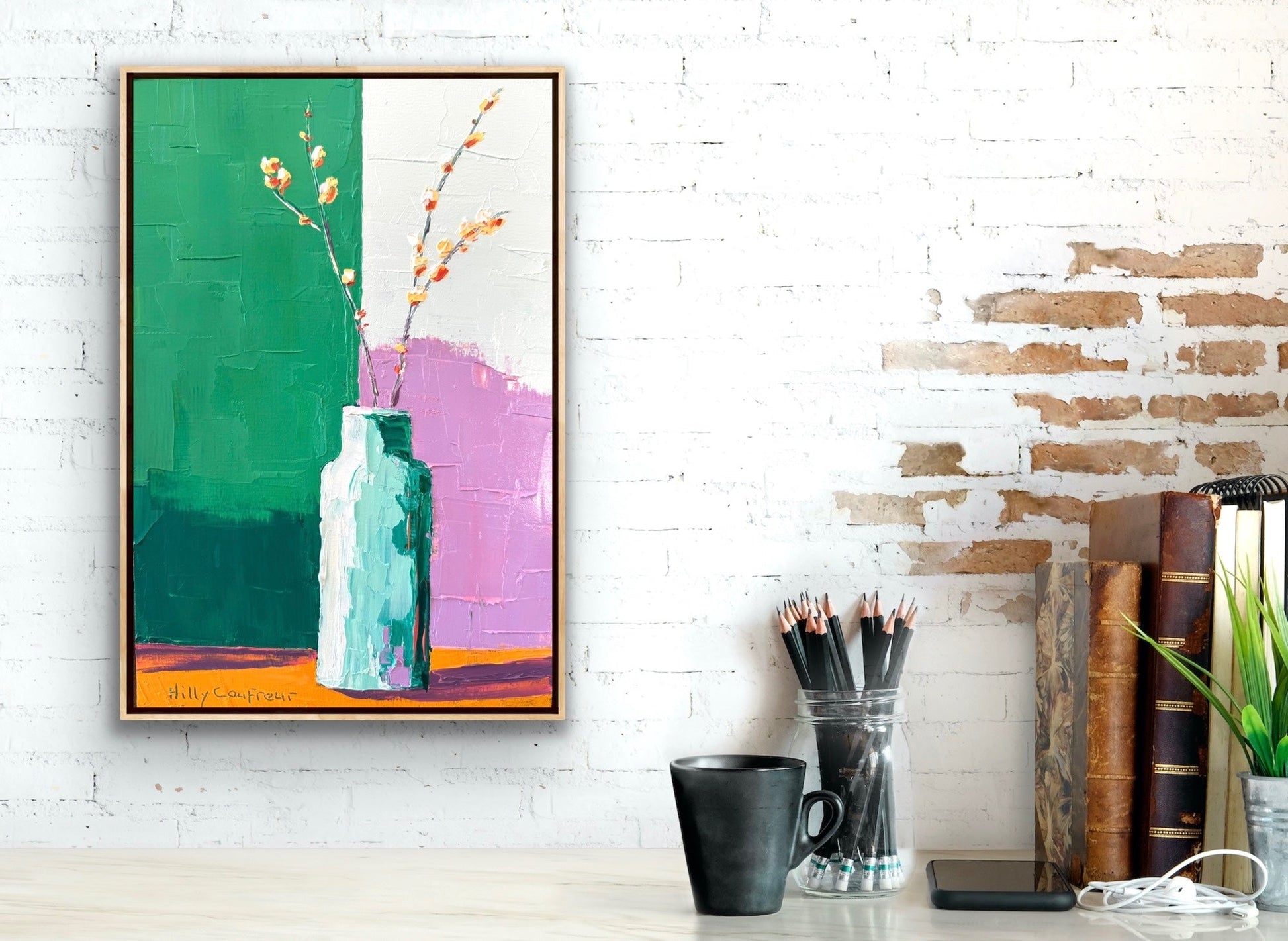 Vase with Flowers 3 - Gold Coast Gallery Of ArtHilly Coufreur