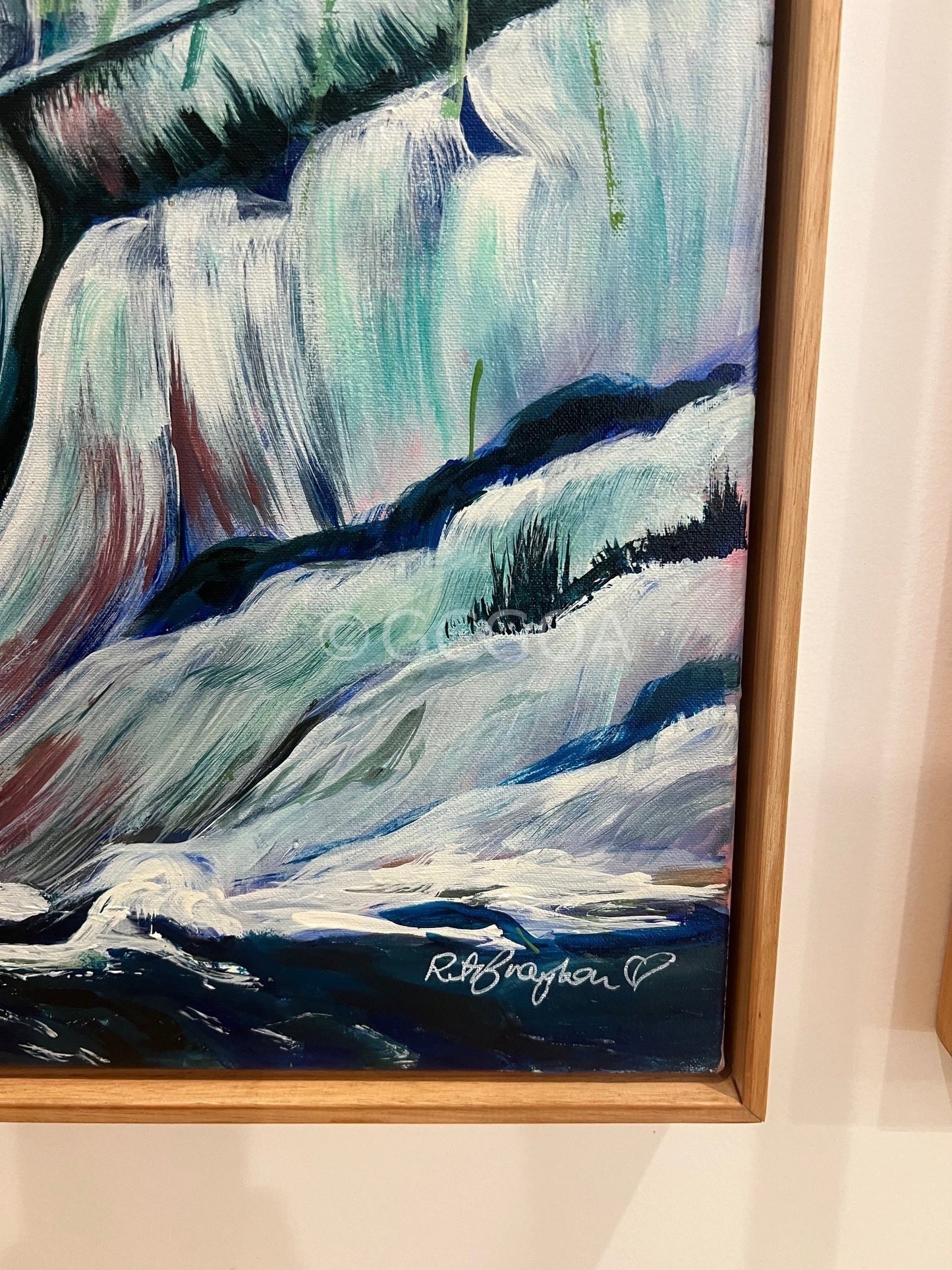 Venus Baths: Waterfall - Original Art - Gold Coast Gallery Of ArtRachel Braybon