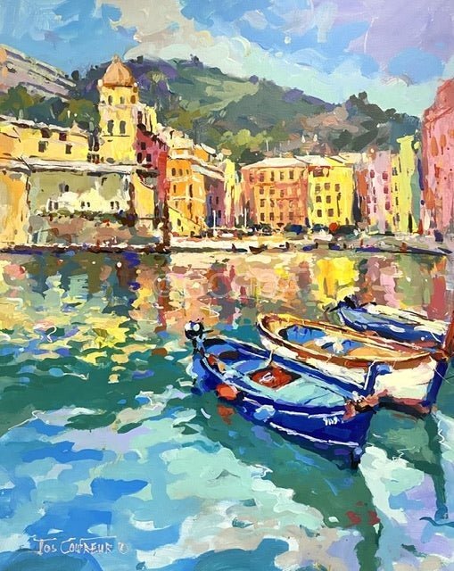Vernazza, Cinque Terre Italy - Original Art - Gold Coast Gallery Of ArtJos Coufreur