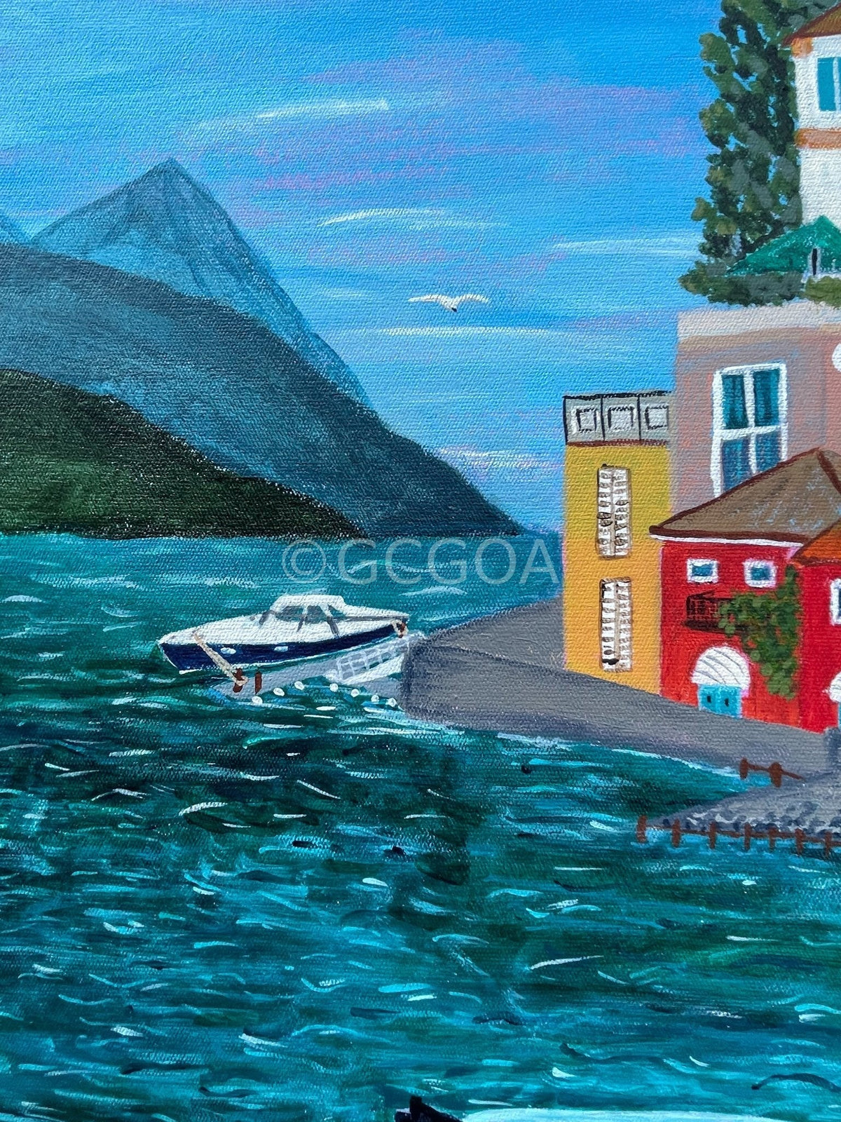 Vintage Ride to Lake Como - Gold Coast Gallery Of ArtCath Michael