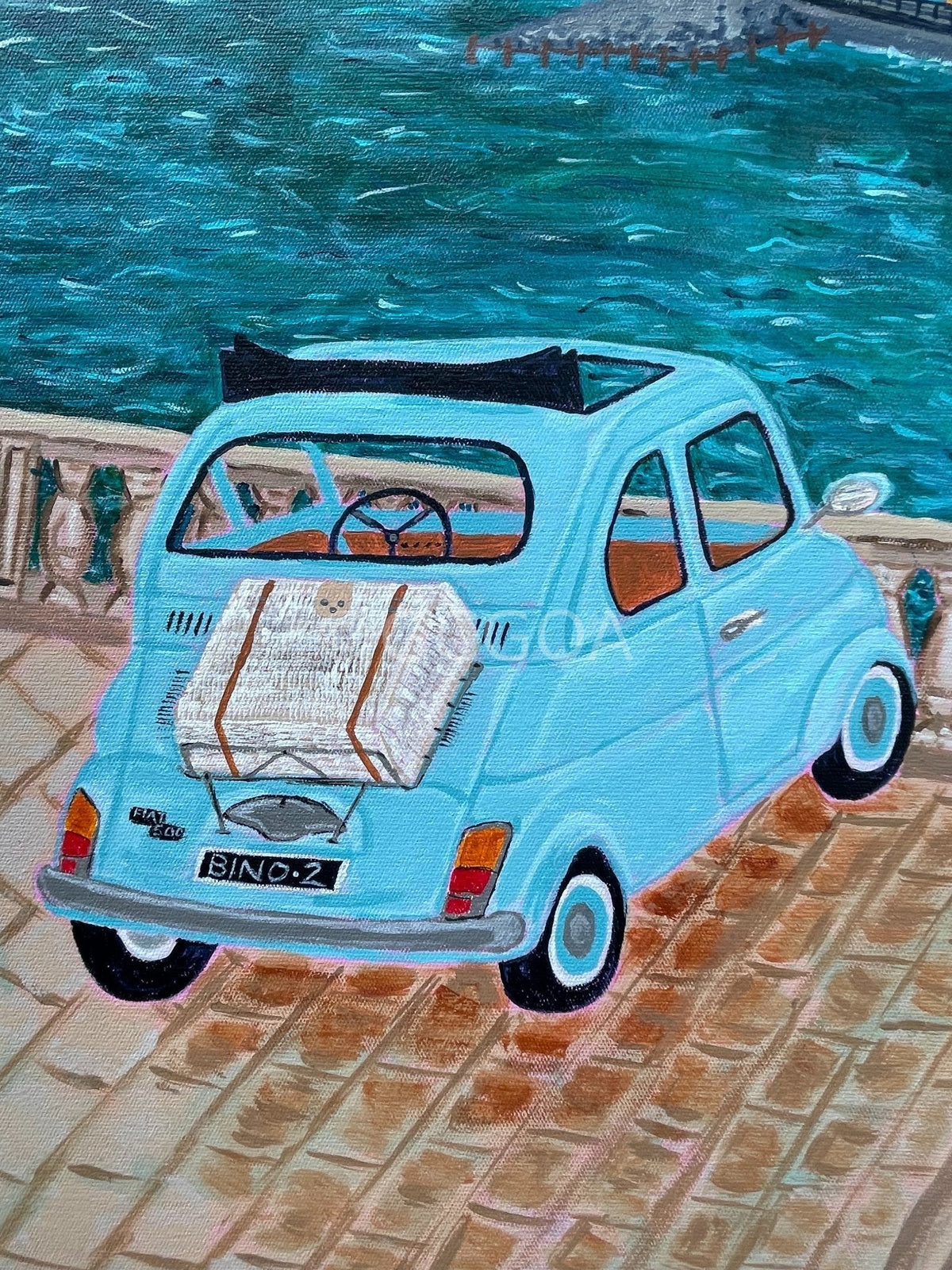 Vintage Ride to Lake Como - Gold Coast Gallery Of ArtCath Michael