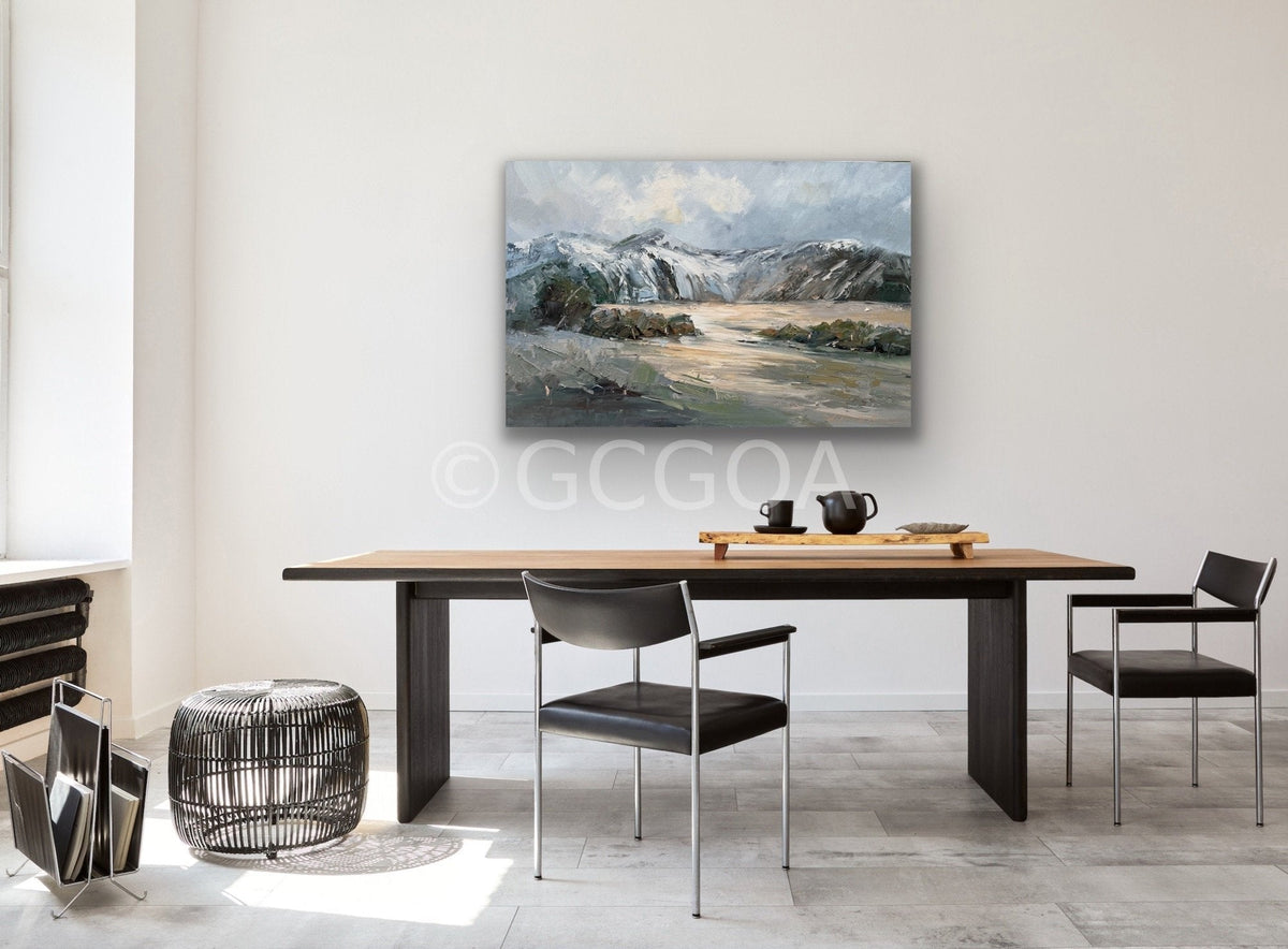 Walk Towards Mt Cook No 7 - Original Art - Gold Coast Gallery Of ArtLiliana Gigovic