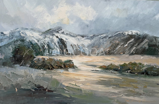 Walk Towards Mt Cook No 7 - Original Art - Gold Coast Gallery Of ArtLiliana Gigovic