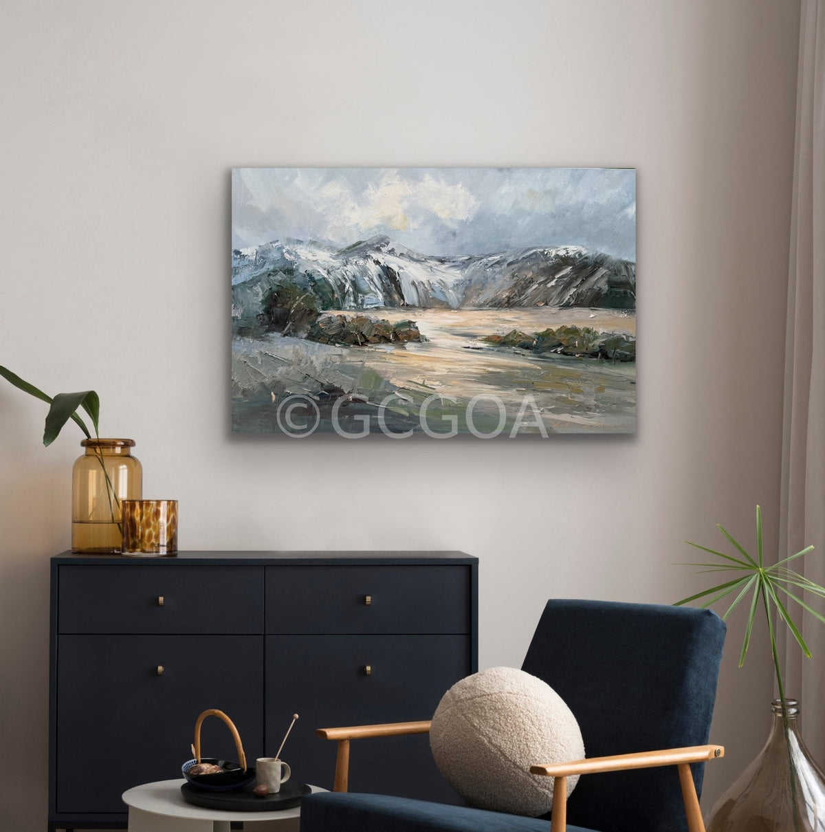 Walk Towards Mt Cook No 7 - Original Art - Gold Coast Gallery Of ArtLiliana Gigovic