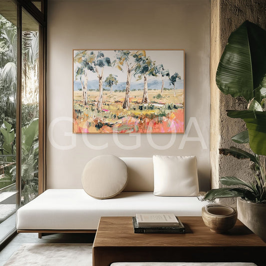 Warm Plains Dream - Fine Art Print - Gold Coast Gallery Of ArtAngela Hawkey