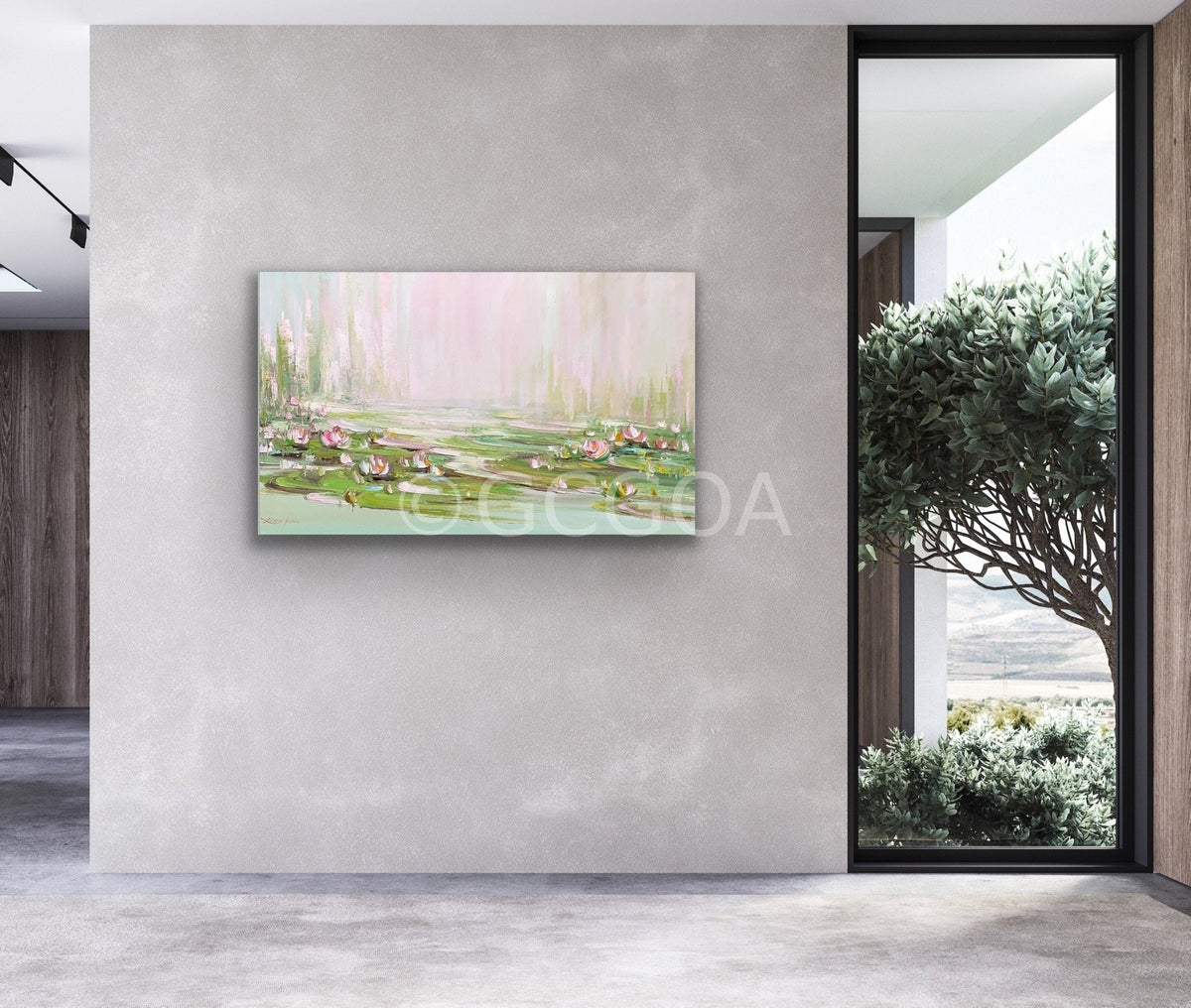 Water Lilies No 114 - Original Art - Gold Coast Gallery Of ArtLiliana Gigovic