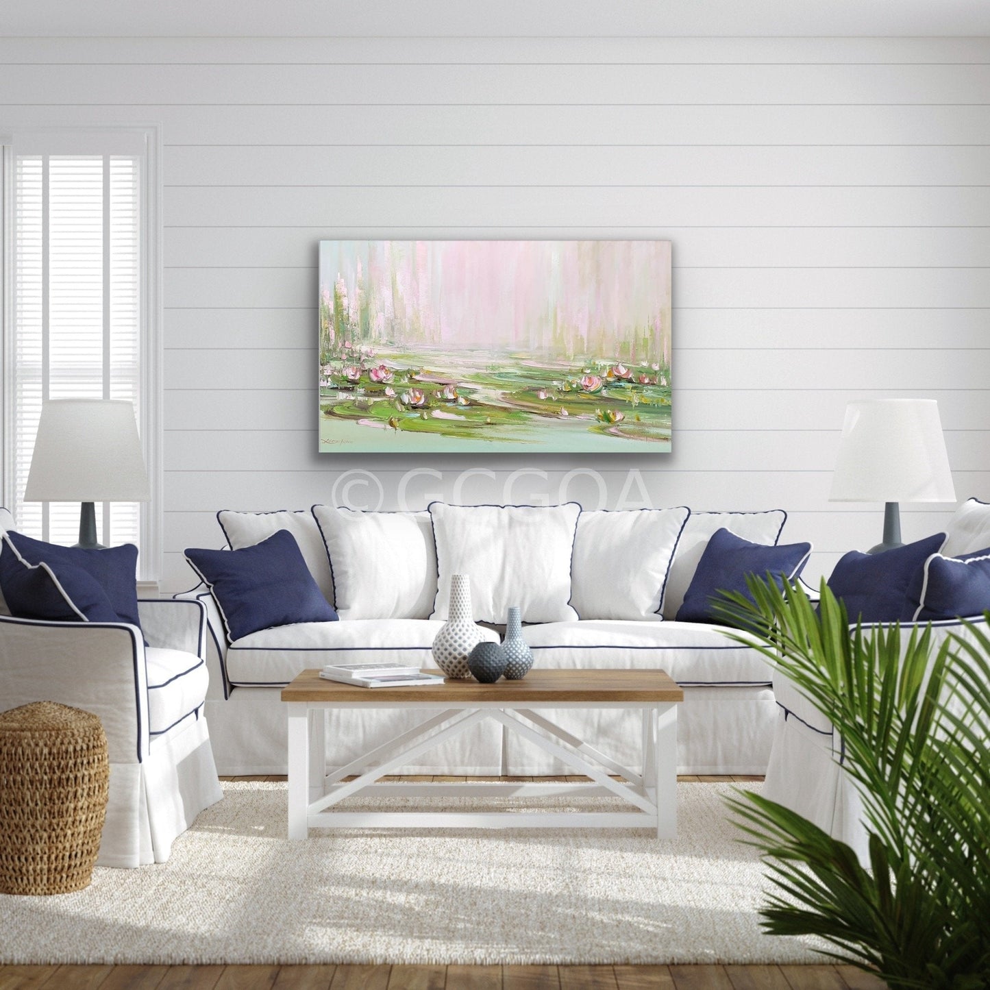 Water Lilies No 114 - Original Art - Gold Coast Gallery Of ArtLiliana Gigovic