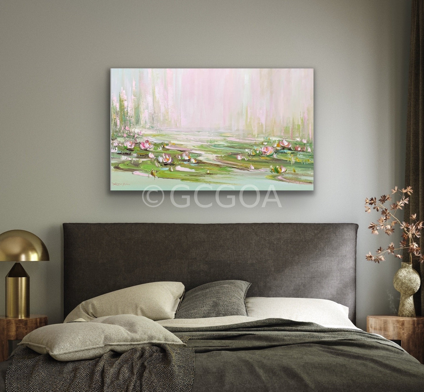 Water Lilies No 114 - Original Art - Gold Coast Gallery Of ArtLiliana Gigovic