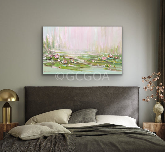 Water Lilies No 114 - Original Art - Gold Coast Gallery Of ArtLiliana Gigovic
