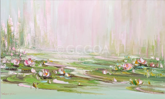 Water Lilies No 114 - Original Art - Gold Coast Gallery Of ArtLiliana Gigovic