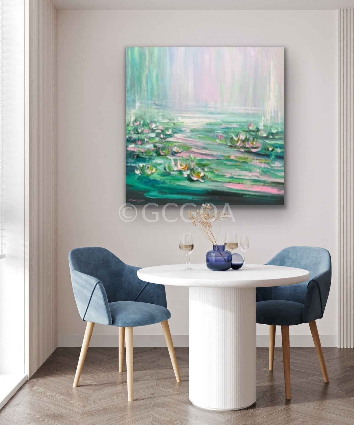 Water Lilies No 119 - Original Art - Gold Coast Gallery Of ArtLiliana Gigovic