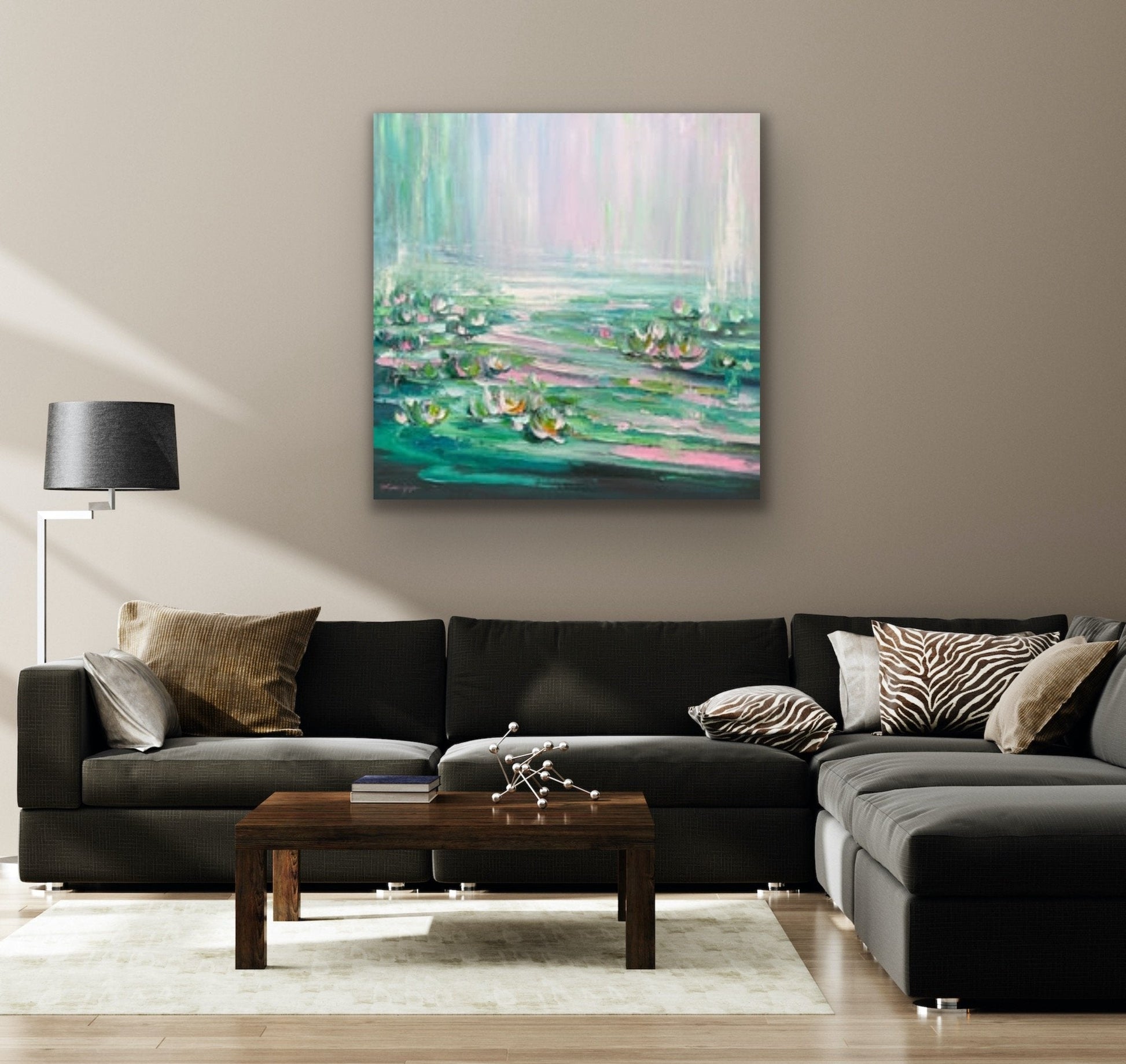 Water lilies No 119 - Original Art - Gold Coast Gallery Of ArtLiliana Gigovic