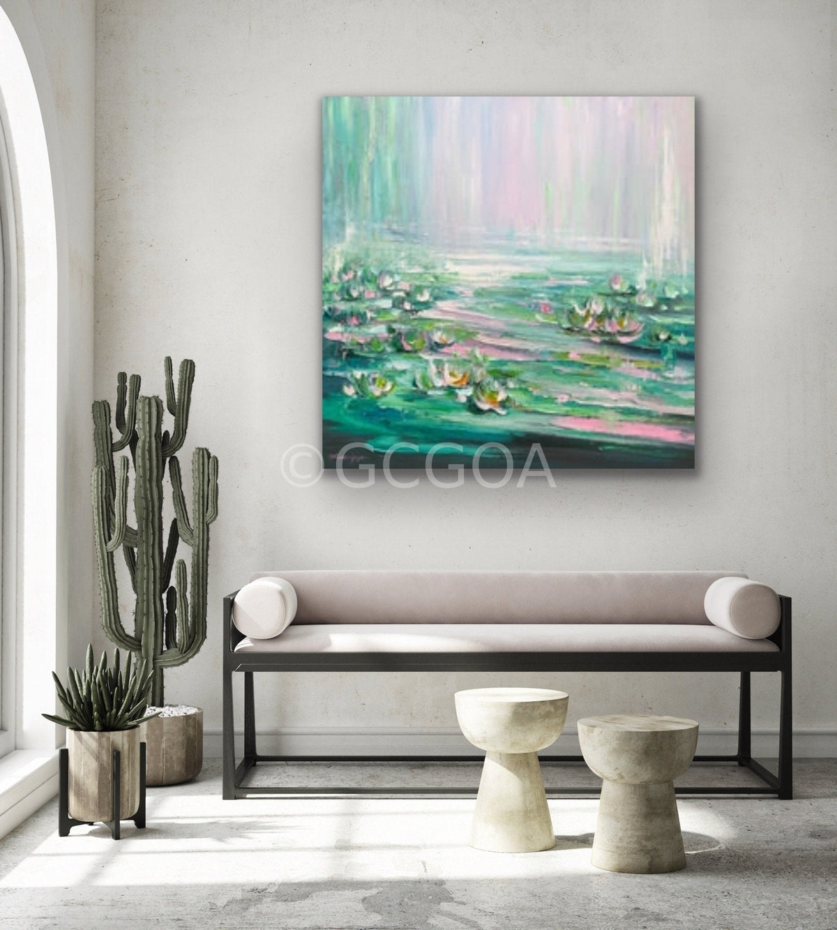 Water Lilies No 119 - Original Art - Gold Coast Gallery Of ArtLiliana Gigovic