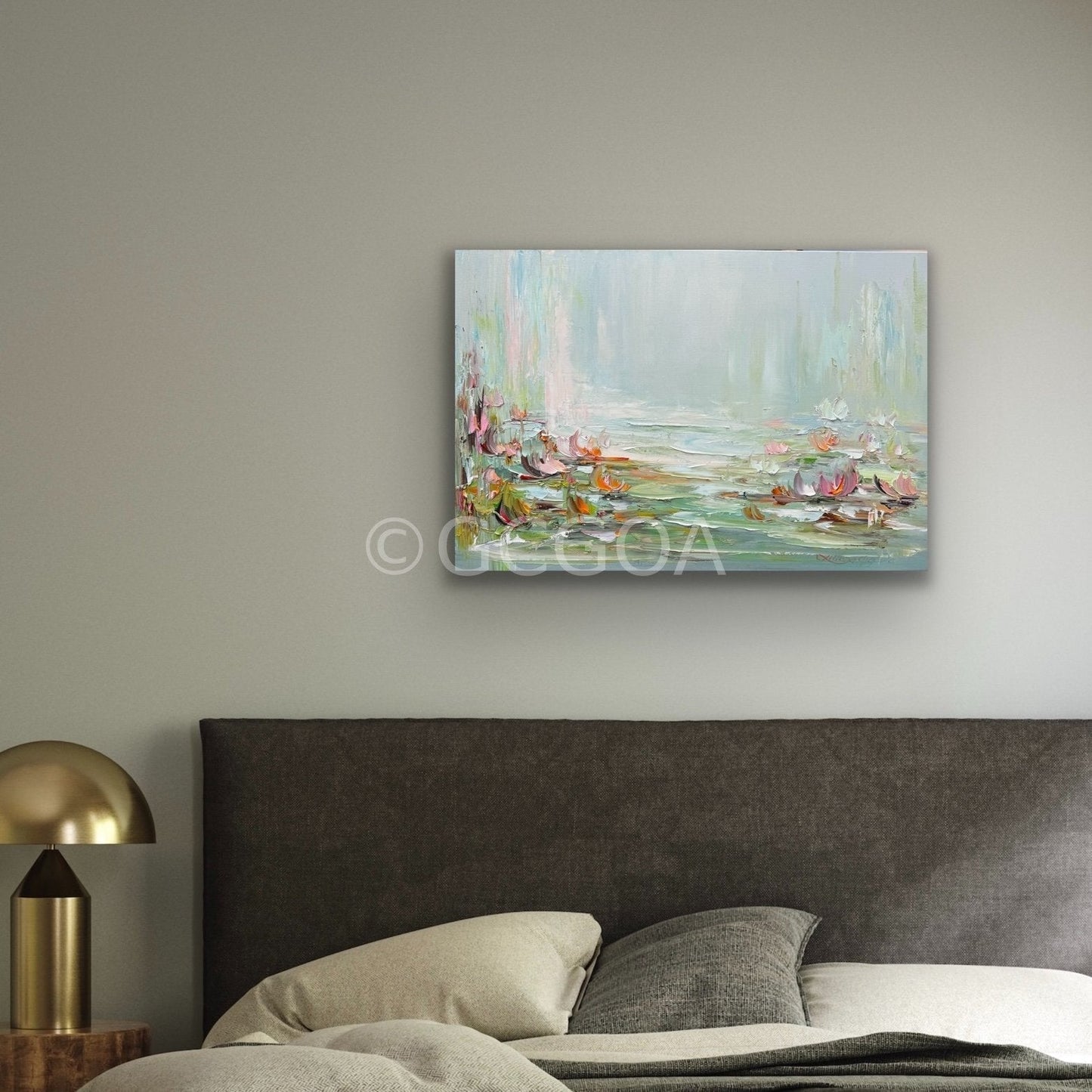 Water Lilies No 165 - Original Art - Gold Coast Gallery Of ArtLiliana Gigovic