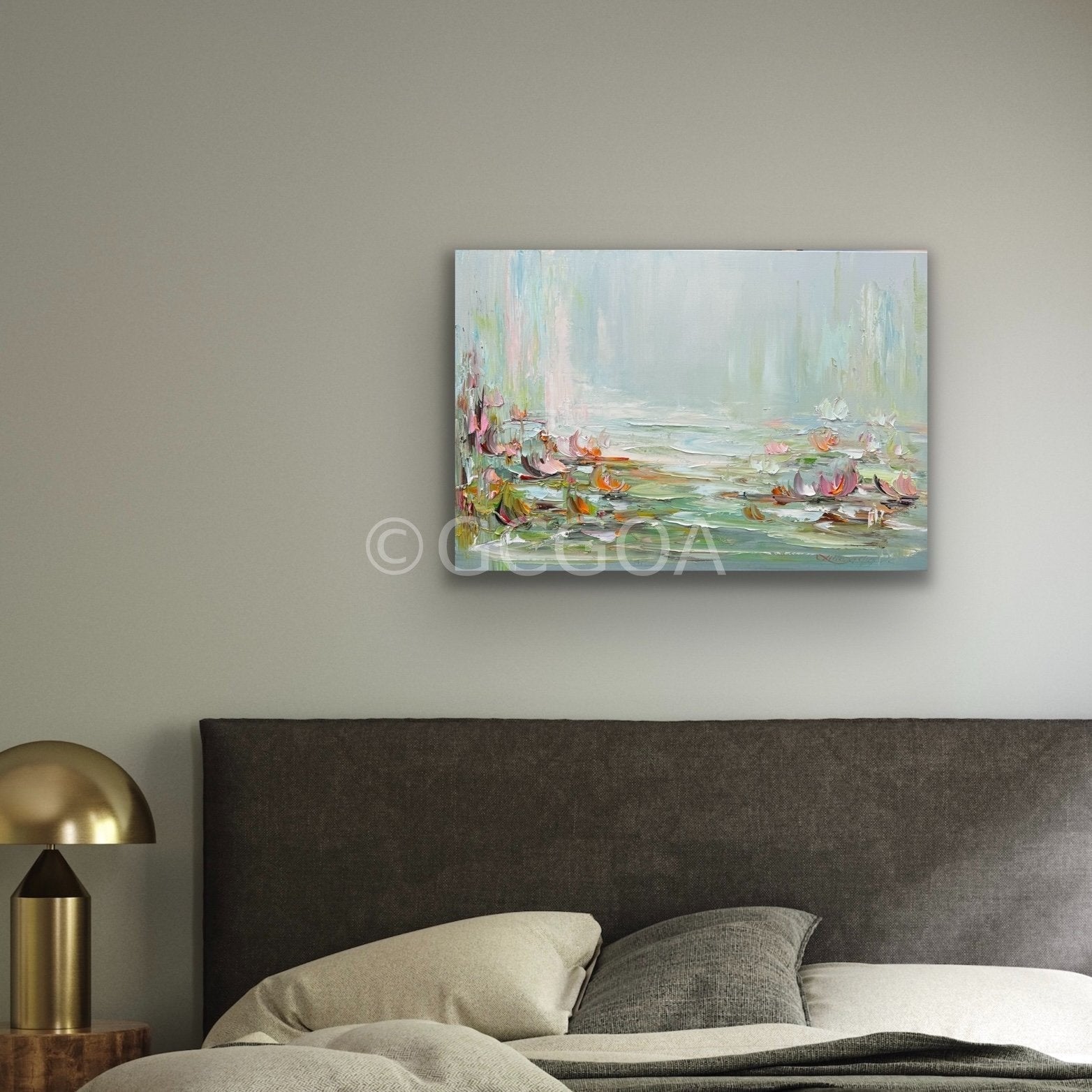 Water Lilies No 165 - Original Art - Gold Coast Gallery Of ArtLiliana Gigovic