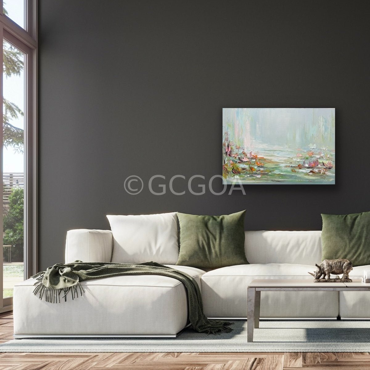 Water Lilies No 165 - Original Art - Gold Coast Gallery Of ArtLiliana Gigovic