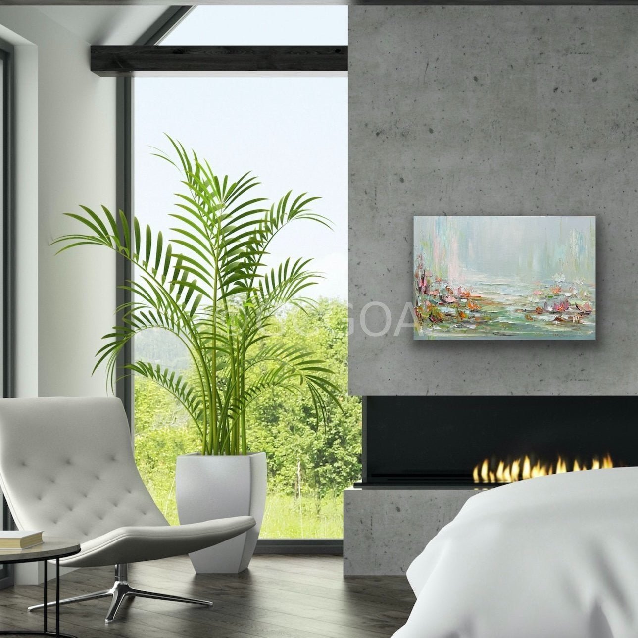 Water Lilies No 165 - Original Art - Gold Coast Gallery Of ArtLiliana Gigovic