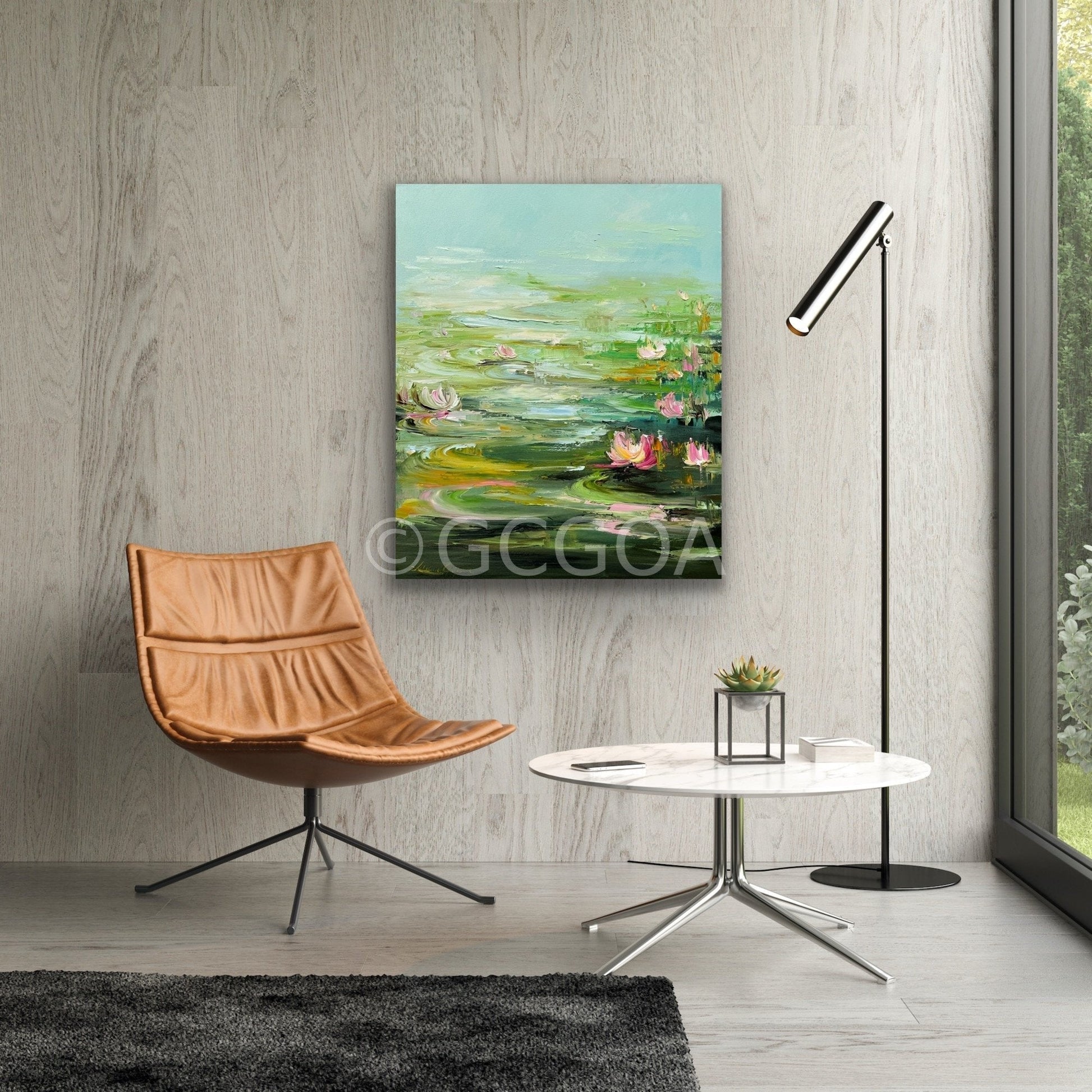 Water Lilies No 166 - Original Art - Gold Coast Gallery Of ArtLiliana Gigovic