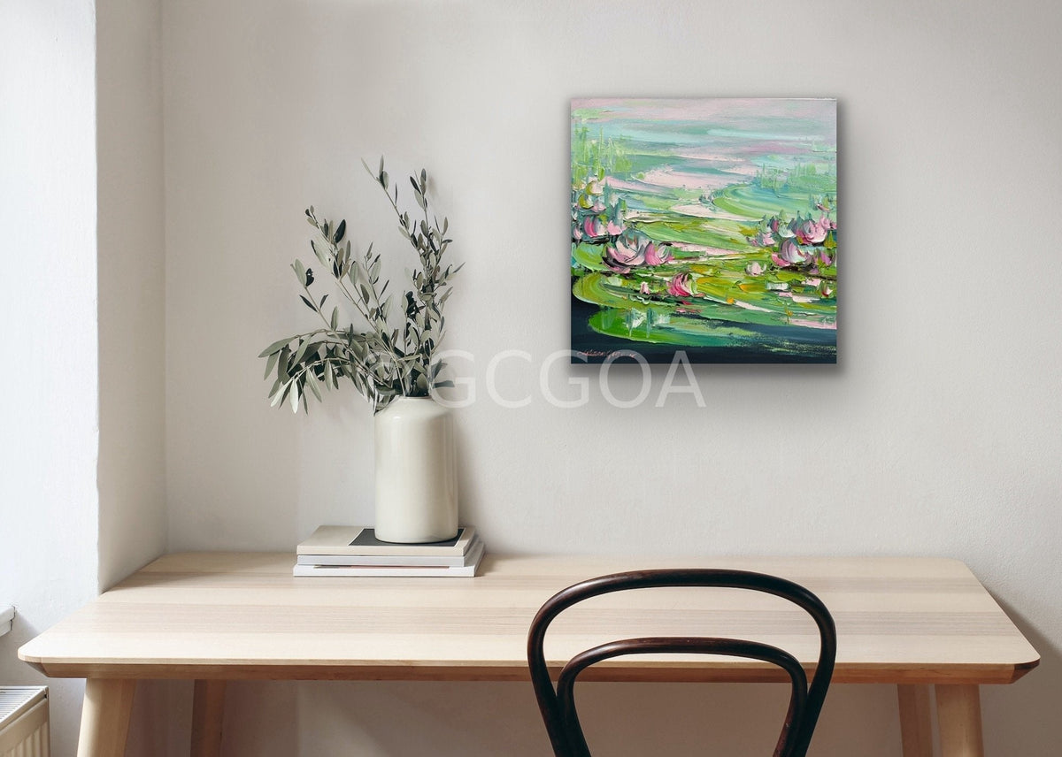 Water Lilies No 168 - Original Art - Gold Coast Gallery Of ArtLiliana Gigovic