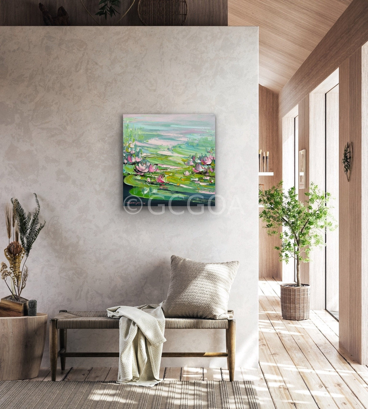 Water Lilies No 168 - Original Art - Gold Coast Gallery Of ArtLiliana Gigovic