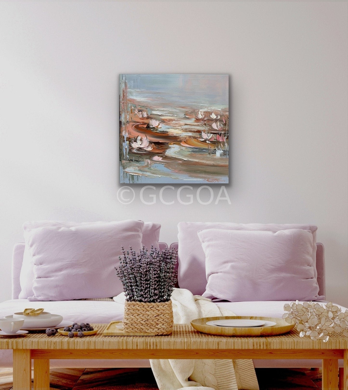 Water Lilies No 174 - Original Art - Gold Coast Gallery Of ArtLiliana Gigovic