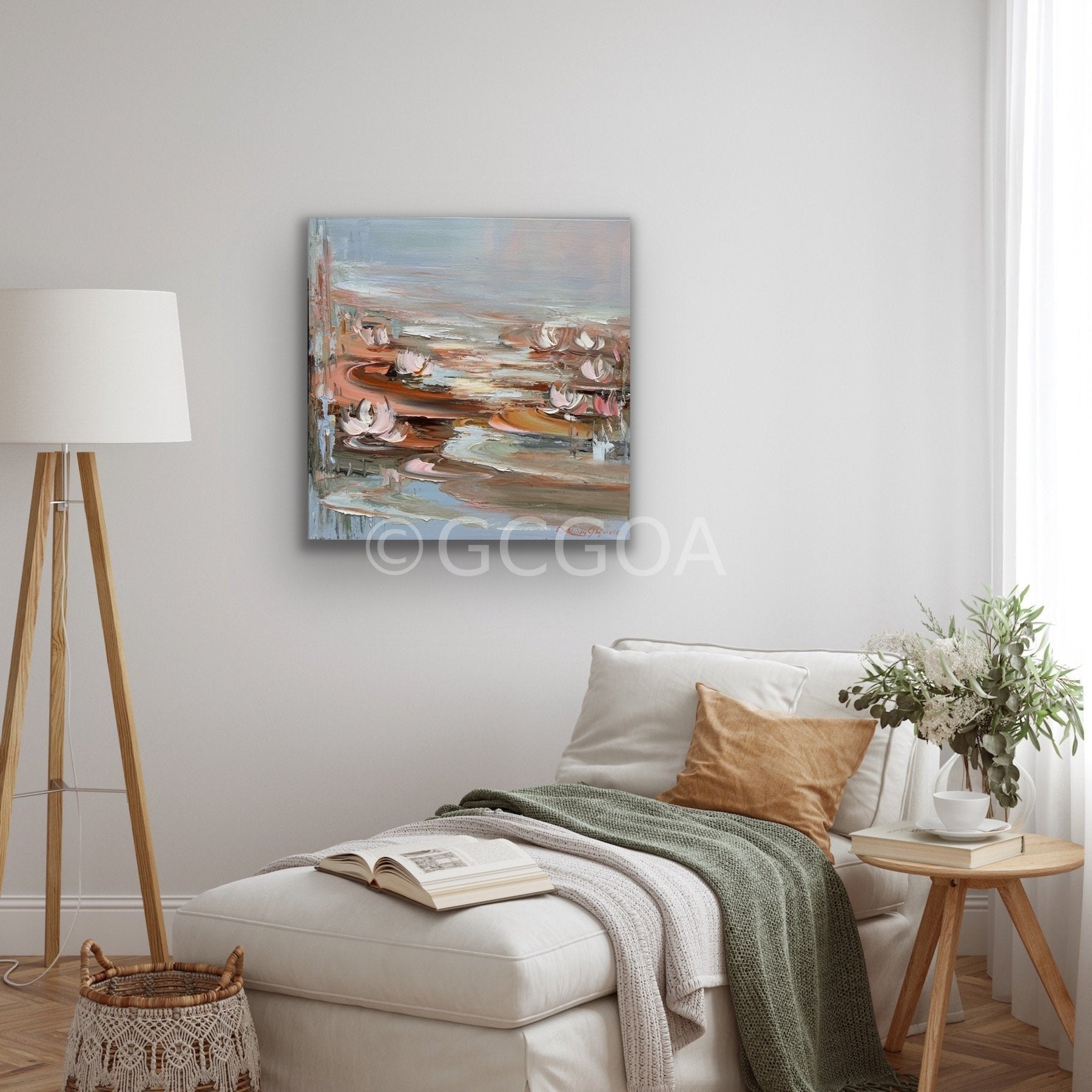 Water Lilies No 174 - Original Art - Gold Coast Gallery Of ArtLiliana Gigovic