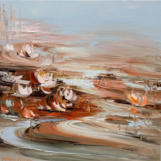 Water Lilies No 175 - Original Art - Gold Coast Gallery Of ArtLiliana Gigovic