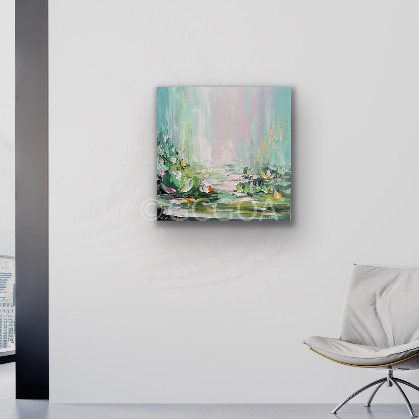 Water Lilies No 177 - Original Art - Gold Coast Gallery Of ArtLiliana Gigovic